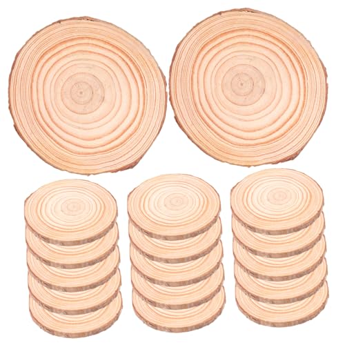 HOMSFOU 20 Stück Teiliges Runde Holzscheiben mit Rinde Naturbelassene Kleine Holzstücke Vorgefertigte Diy-holzscheiben zum Bemalen Stabile Holzkreise für Rustikale Hochzeits HOMSFOU 20 Stück Teiliges Runde Holzscheiben mit Rinde Naturbelassene Kleine Holzstücke Vorgefertigte Diy-holzscheiben zum Bemalen Stabile Holzkreise für Rustikale Hochzeits von HOMSFOU