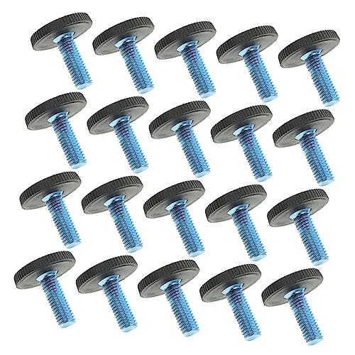 HOMSFOU 20 Stück Verstellbare Möbel Nivellierer Set Tischbeinnivellierer für Stühle und Gartenmöbel Robust und Installieren zum Schutz Böden Reduzierung von Geräuschen von HOMSFOU