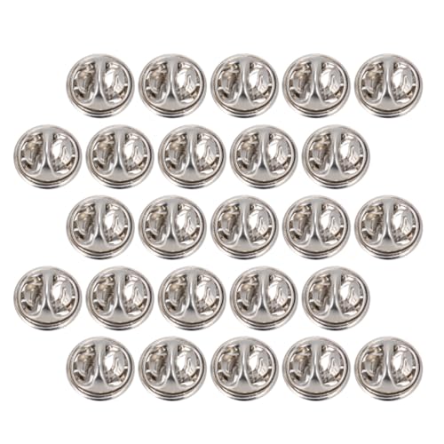HOMSFOU 200 Stück Broschenverschluss Nickelfarben Stabile Kupfer-lapel-pin-halter Einfach zu Verwenden für Anstecknadeln Krawattennadeln und DIY Schmuckherstellung HOMSFOU 200 Stück Broschenverschluss Nickelfarben Stabile Kupfer-lapel-pin-halter Einfach zu Verwenden für Anstecknadeln Krawattennadeln und DIY Schmuckherstellung von HOMSFOU