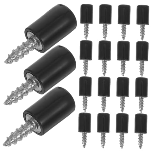 HOMSFOU 200 Stück Selbstschneidende Regalstützstifte mit Rutschfester Gummihülle Stabile Laminateinlegeböden Stützpins für Küchen Schranksysteme Belastbare Möbel Regalhalterung Zubehör von HOMSFOU