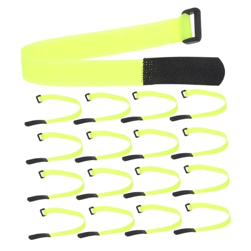 HOMSFOU 24 Stück Teiliges Verstellbar Wiederverwendbare Nylon-kabelbinder für Kabelmanagement Strapazierfähige Klettbänder zur Sicheren Fixierung von Kabeln und Schläuchen Vielseitig von HOMSFOU