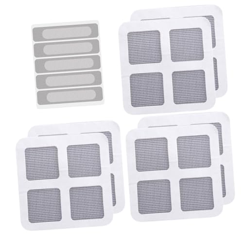 HOMSFOU 25 Stück Selbstklebendes Fenster Moskitonetz Reparatur Klebeband Patch für für Fenster Türen und Terrassentüren Silber HOMSFOU 25 Stück Selbstklebendes Fenster Moskitonetz Reparatur Klebeband Patch für für Fenster Türen und Terrassentüren Silber von HOMSFOU