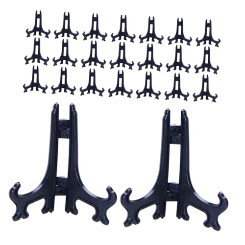 HOMSFOU 25 Stück Teiliges Kunststoff Display Ständer Stabiler Foto Tellerhalter Minimalistischer Design Präsentationsständer für Kleine Dekorationen Vielseitig Einsetzbar für Esszimmer und von HOMSFOU