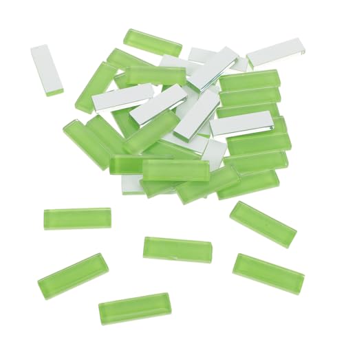 HOMSFOU 2Er-Pack Glas Mosaiksteine Grün Pack Rechteckige Mosaikfliesen für DIY Bastelprojekte Bildrahmen Blumentöpfe Coaster Kunsthandwerk Anfänger Geeignet HOMSFOU 2Er-Pack Glas Mosaiksteine Grün Pack Rechteckige Mosaikfliesen für DIY Bastelprojekte Bildrahmen Blumentöpfe Coaster Kunsthandwerk Anfänger Geeignet von HOMSFOU