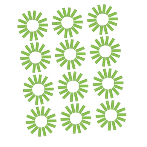 HOMSFOU 2Er-Pack Grüne Rechteckige Kristall-glasmosaikfliesen ca DIY Kunsthandwerk Glasstücke für Wohnkultur und Kreative Mosaikprojekte von HOMSFOU