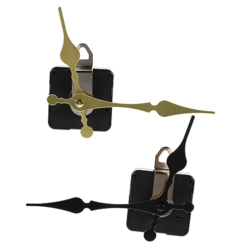 HOMSFOU 2sätze Wanduhrwerk Stummschaltuhrwerk Ersatz Uhr Mechanismus DIY Uhrzeigerzubehör Nützlicher Uhrmechanismus Aus Robustem Für Büro Schlafzimmer Und Wohnzimmer von HOMSFOU