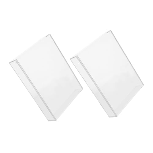 HOMSFOU 2Stücke Acrylbox Für Trockenblumen DIY Vitrine Mit Herausziehbarem Transparente Box Für Hochzeitsdekoration Schmuckaufbewahrung Und Präsentation von HOMSFOU