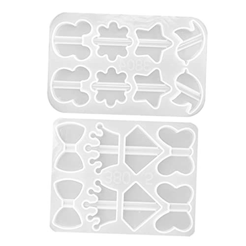 HOMSFOU 2Stücke Silikonform für Stroh Topper DIY Epoxidharz Gießform für Getränke Dekorationen für Partys und Veranstaltungen Farbenfrohe Designs für Ihre Drinks von HOMSFOU