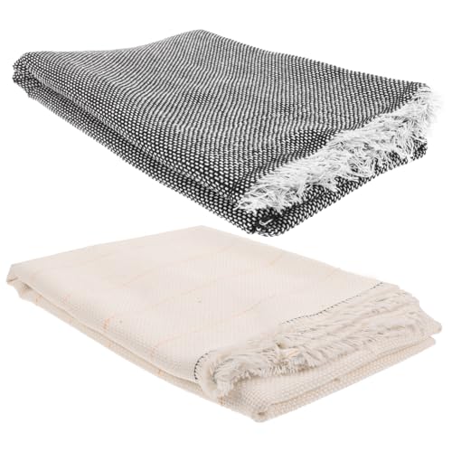 HOMSFOU 2Stücke rutschfeste Bodenmatte Stoff für Tufting Langlebige und Waschbare Unterlage für Teppiche Rutschfester Liner für Heimwerker und Projekte von HOMSFOU
