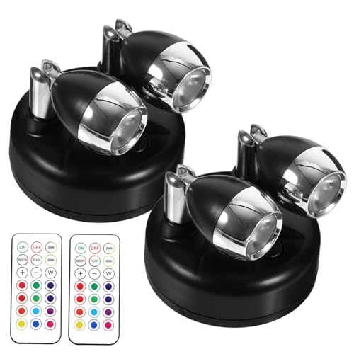 HOMSFOU 2st Einstellbares Nachtlicht Bild Leuchtet Led-strahler Innen Innenstrahler Für Zu Hause Mini-scheinwerfer Kunst Licht Mini-strahler Für Displays Batteriebetriebener Strahler Abs von HOMSFOU