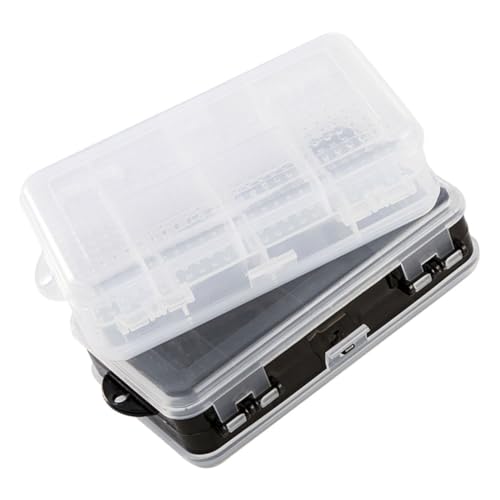 HOMSFOU 2stücke Aufbewahrungsbox Mit Deckel Aus Kunststoff Transparent Und Lebensmittelecht Zum Aufbewahren Von Schmuck Und Kleinteilen Praktischer Organizer Für Schreibtisch von HOMSFOU
