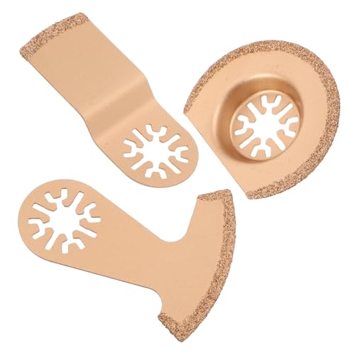 HOMSFOU 3 STÜCKE Teiliges oszillierendes Sägeblatt Set Hartmetall Sägeblätter für Fliesen Mörtel Entfernen Präzisionsschneiden Leicht und Tragbar HOMSFOU 3 STÜCKE Teiliges oszillierendes Sägeblatt Set Hartmetall Sägeblätter für Fliesen Mörtel Entfernen Präzisionsschneiden Leicht und Tragbar von HOMSFOU