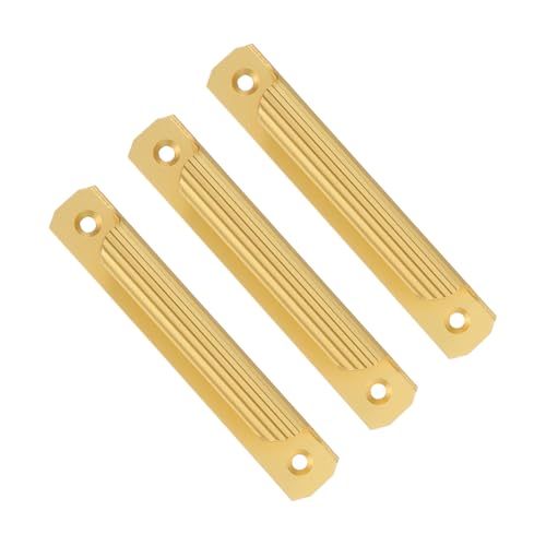 HOMSFOU 3 Stück Aluminiumlegierung Finger Pulls für Schränke Ergonomische Tür und Fenstergriffe für Küchenschränke und Trennwände Zeitloses Design Vielseitig Einsetzbar HOMSFOU 3 Stück Aluminiumlegierung Finger Pulls für Schränke Ergonomische Tür und Fenstergriffe für Küchenschränke und Trennwände Zeitloses Design Vielseitig Einsetzbar von HOMSFOU