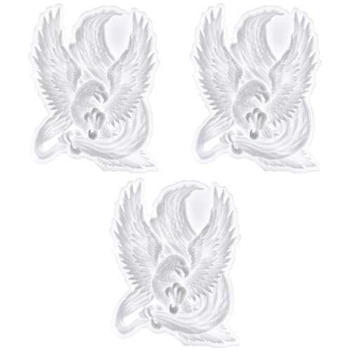 HOMSFOU 3 Stück Eagle Silikonform für Epoxidharz Diy Adler Gießform für Wanddekoration Adler Dekoration Wiederverwendbare Silikonform für Kreative Handwerksprojekte von HOMSFOU
