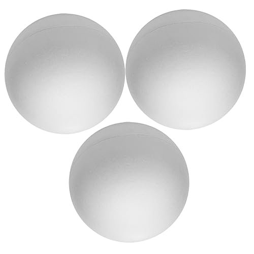 HOMSFOU 3 Stück Hohlkugel aus Schaumstoff weihachtsdeko weihnchtsdeko dekoringe ziernieten Dekorationen Styroporkugeln groß klein Schaumstoffkugeln zum Basteln DIY bälle Folge Weiß HOMSFOU 3 Stück Hohlkugel aus Schaumstoff weihachtsdeko weihnchtsdeko dekoringe ziernieten Dekorationen Styroporkugeln groß klein Schaumstoffkugeln zum Basteln DIY bälle Folge Weiß von HOMSFOU