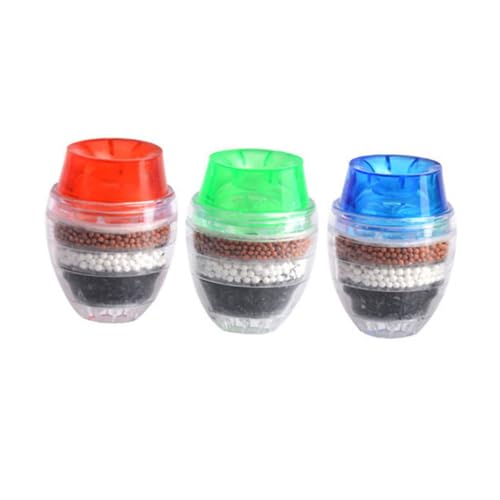 HOMSFOU 3 Stück Mini Wasserhahnfilter Runde Armaturen Dreistufiger Wasserreiniger Rostbeständig Einfache Installation Geeignet für Küche und Bad Farblich Sortiert Zufällige Farbe HOMSFOU 3 Stück Mini Wasserhahnfilter Runde Armaturen Dreistufiger Wasserreiniger Rostbeständig Einfache Installation Geeignet für Küche und Bad Farblich Sortiert Zufällige Farbe von HOMSFOU