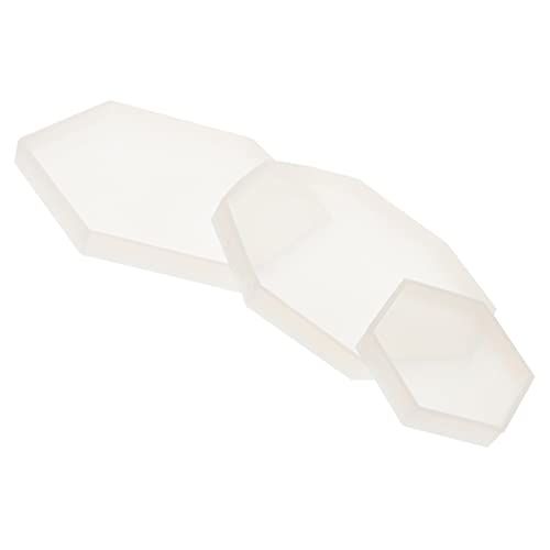 HOMSFOU 3 Stück Silikonform Teilig Geometrisch Resin Gießform Untersetzer DIY Tischdeko Langlebig Rutschfest Leicht zu Entformen für Basteln Zuhause HOMSFOU 3 Stück Silikonform Teilig Geometrisch Resin Gießform Untersetzer DIY Tischdeko Langlebig Rutschfest Leicht zu Entformen für Basteln Zuhause von HOMSFOU