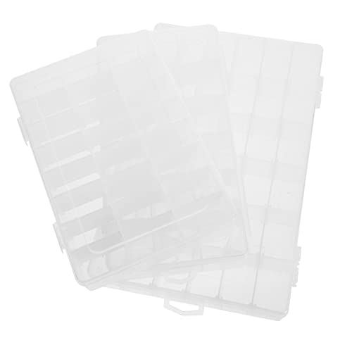 HOMSFOU 3 Stück Teiliges Aufbewahrungsboxen mit Fächern Robuste Organizer für Kleine Teile zum Basteln und Ordnen von Zubehör Garage Schrank und Fahrzeug von HOMSFOU
