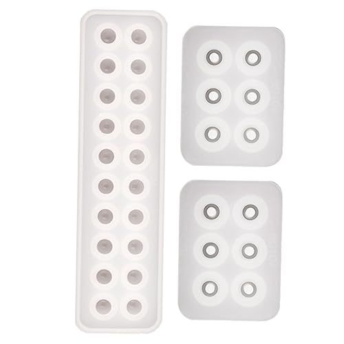 HOMSFOU 3 Stück Teiliges Diy Silikonform für Schmuckanhänger Kugelform Manuelle Gießform Kreative Bastelideen für und Dekoration Einfach zu Verwenden Reinigen von HOMSFOU