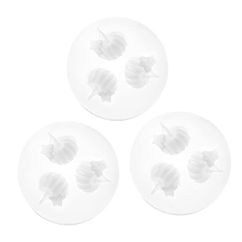 HOMSFOU 3 Stück Teiliges Halloween Kürbis Silikonform Set Diy Kürbis Gießform für Aromakerzen Bastelzubehör für Halloween Dekoration für Handgemachte Kürbisornamente HOMSFOU 3 Stück Teiliges Halloween Kürbis Silikonform Set Diy Kürbis Gießform für Aromakerzen Bastelzubehör für Halloween Dekoration für Handgemachte Kürbisornamente von HOMSFOU