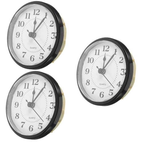 HOMSFOU 3 Teiliges Vintage Quarzuhr Set Runde Uhreinsätze Uhrwerk Set Große Wanduhr LED Uhr Uhren Set Kleine Wanduhr Küchenuhr Retro Uhreinsatz Ersatz PVC HOMSFOU 3 Teiliges Vintage Quarzuhr Set Runde Uhreinsätze Uhrwerk Set Große Wanduhr LED Uhr Uhren Set Kleine Wanduhr Küchenuhr Retro Uhreinsatz Ersatz PVC von HOMSFOU