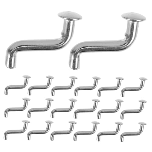 HOMSFOU 30 Stück Teiliges Palettenregal Sicherheitsclip S Förmiger Metall Fallstift mit Flachkopfniete für Schwerlastregal Steckregal Verbindungsstück Robust Einfach zu Montieren für von HOMSFOU