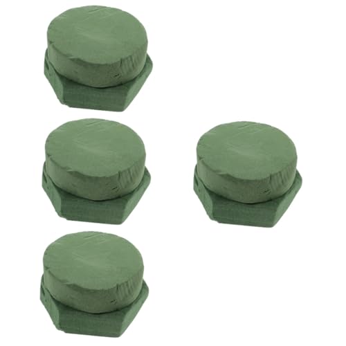 HOMSFOU 4 Sätze Blumensteckschaum Teiliges DIY Blumenarrangement Kit Für Frische Und Hochdichter Steckmoos in Runder Und Sechseckiger Form Für Vasen Und Blumenkübel 2 Stücke * 4 von HOMSFOU