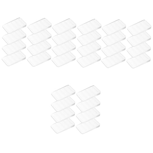 HOMSFOU 4 Sätze Möbelabstandshalter Ordnerregal Würfelunterlage Tablez Kommode Anrichte Gefierschrank Shils Nivellierung Nivellierscheibenkeil Klare Nivellierscheiben PVC 8 Stück * 4 HOMSFOU 4 Sätze Möbelabstandshalter Ordnerregal Würfelunterlage Tablez Kommode Anrichte Gefierschrank Shils Nivellierung Nivellierscheibenkeil Klare Nivellierscheiben PVC 8 Stück * 4 von HOMSFOU