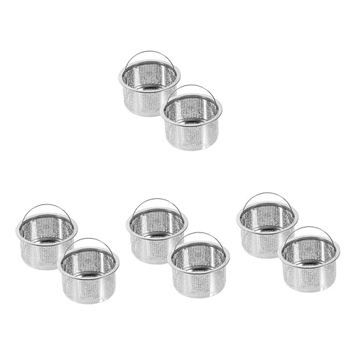 HOMSFOU 4 Sätze Spülbecken-siebkorb Aus Edelstahl 304 Küchenspüle Sieb Zusammenklappbares Waschbecken Netz Kitchen Sink Filter Abflusssieb Für Spüle Ablaufsieb Für Küchenspüle 2 Stück * 4 von HOMSFOU