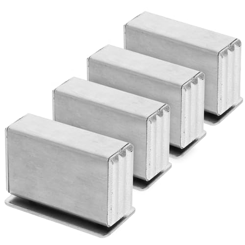 HOMSFOU 4 Sätze Türfalle Selbstklebend ohne Bohren für Schränke Kommoden und Magnetische Türschnäpper Sicherer Halt und Einfache Installation von HOMSFOU