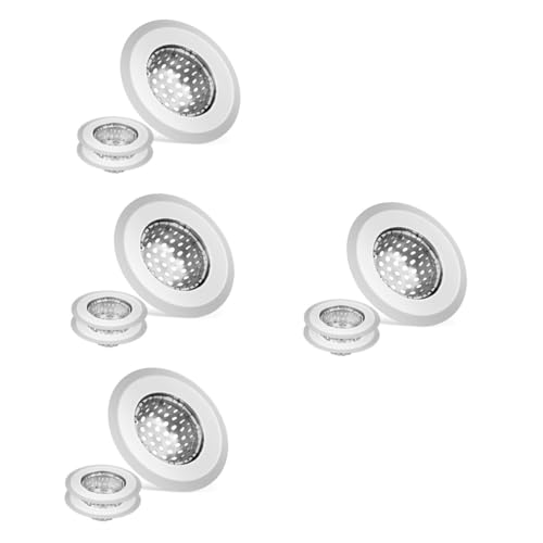HOMSFOU 4 Sätze Waschbecken Sieb Kitchen Sink Filter Abflußsieb Für Küchenspüle Waschbecken Abtropfsieb Spülsieb Für Die Küche Bad Waschbeckenabflusssieb Küche Sieb Spüle 3 Stücke * 4 von HOMSFOU