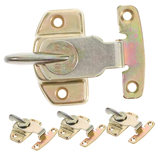 HOMSFOU 4 Sets Tisch-Blatt-Verschlüsse, robuste Tischschlösser, glatte Satin-Finish, Schnallen für Ess-, Konferenz- und Arbeitsplatz-Möbel HOMSFOU 4 Sets Tisch-Blatt-Verschlüsse, robuste Tischschlösser, glatte Satin-Finish, Schnallen für Ess-, Konferenz- und Arbeitsplatz-Möbel von HOMSFOU