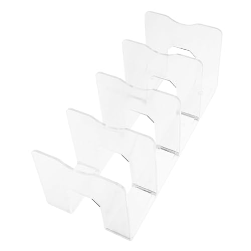 HOMSFOU 4 Stück Buchhandlung Veranstalter Schreibtisch Datei Dokumentspeicherregal Aktenordnerhalter Taschenhalter Aktenschrank Dokument Organizer Ordner Aktenständer p.s von HOMSFOU
