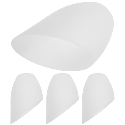 HOMSFOU 4 Stück Dekorative Kunststoff Lampenschirme Weiß Stilvolle Wandlampe Abdeckung für Moderne Wohnräume Installieren Vielseitig Einsetzbar als Licht und Deko Element HOMSFOU 4 Stück Dekorative Kunststoff Lampenschirme Weiß Stilvolle Wandlampe Abdeckung für Moderne Wohnräume Installieren Vielseitig Einsetzbar als Licht und Deko Element von HOMSFOU