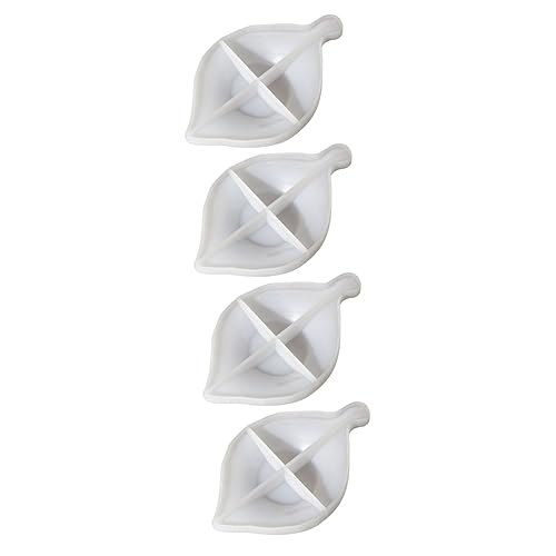 HOMSFOU 4 Stück Diy Silikonform für Dekorative Tabletts Vielseitige Gießform für Untersetzer und Obstschalen Hochwertigem Silikon Einfach zu Reinigen Bastelprojekte von HOMSFOU