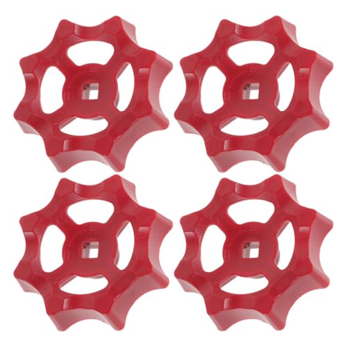 HOMSFOU 4 Stück Ersatzventil Handrad Teiliges Blumenform Abs Einsetzbar für Wasserhähne und Ventile Langlebig und Robust für Garten und Industrie HOMSFOU 4 Stück Ersatzventil Handrad Teiliges Blumenform Abs Einsetzbar für Wasserhähne und Ventile Langlebig und Robust für Garten und Industrie von HOMSFOU