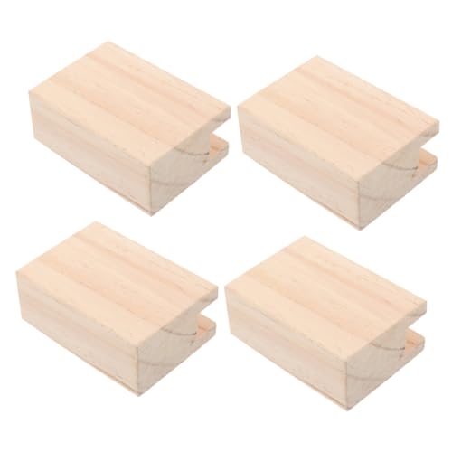 HOMSFOU 4 Stück Holz Möbelerhöhungen Bett Sofa Couch Beinheber Stabile Tisch Beinerhöhung für Schlafzimmer Wohnzimmer Büro Einfache Montage Ergonomische Höhe HOMSFOU 4 Stück Holz Möbelerhöhungen Bett Sofa Couch Beinheber Stabile Tisch Beinerhöhung für Schlafzimmer Wohnzimmer Büro Einfache Montage Ergonomische Höhe von HOMSFOU