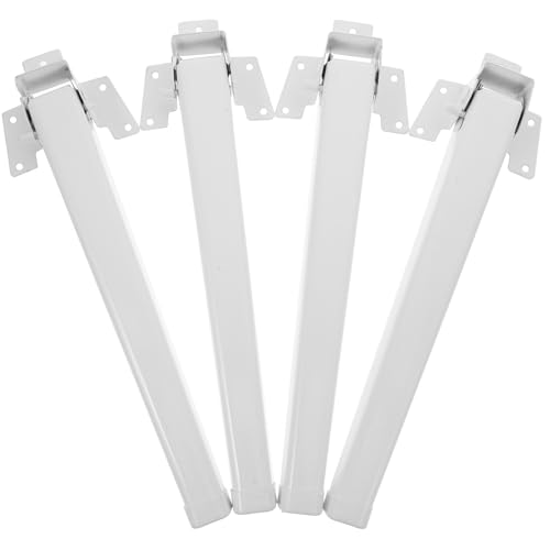 HOMSFOU 4stücke Höhenverstellbare Tischbeine Metall Klappbare Möbelbeine Für Schreibtische Laptop-tische Und Couchtische Installieren Und Langlebig Für Home-Office Und Workstations von HOMSFOU