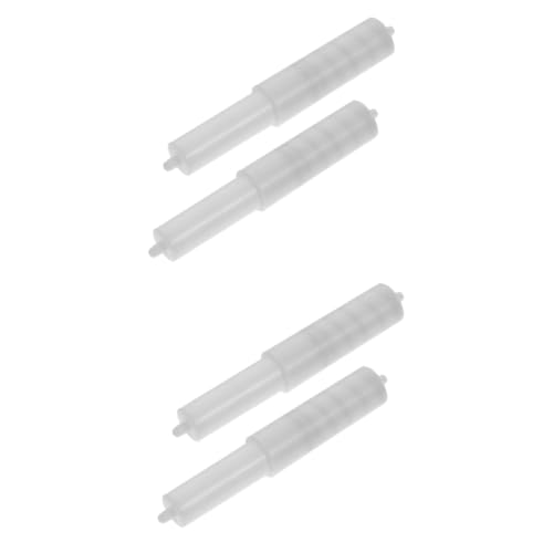 HOMSFOU 4 Stück Kunststoff Toilettenpapierrollen Ersatzhalter Federkern Wellenachse für Papierboxen Praktisch Langlebig Einfach zu Wechseln Geeignet für Badezimmer Hotels und Zuhause von HOMSFOU