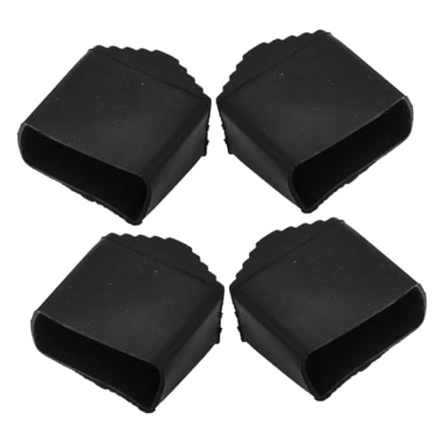 HOMSFOU 4 Stück Leitermatte Leiterfüße Anti-rutsch-Abdeckung Leiterabdeckungen, Polster Anti -Skid -leiterfüße Leiter Anti -schleuderfüße Leiter-Anti-rutsch-Abdeckung Black Gummi von HOMSFOU