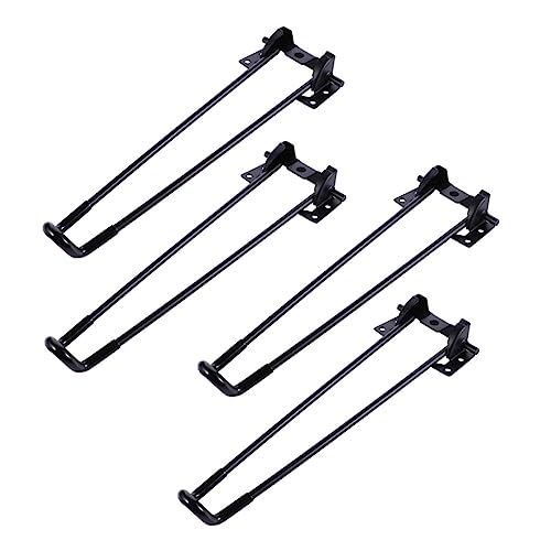 HOMSFOU 4er-Pack Haarnadel-tischbeine Einfaches Design Klappbare Metallbasis Für Tische Schreibtische Und HOMSFOU 4er-Pack Haarnadel-tischbeine Einfaches Design Klappbare Metallbasis Für Tische Schreibtische Und von HOMSFOU