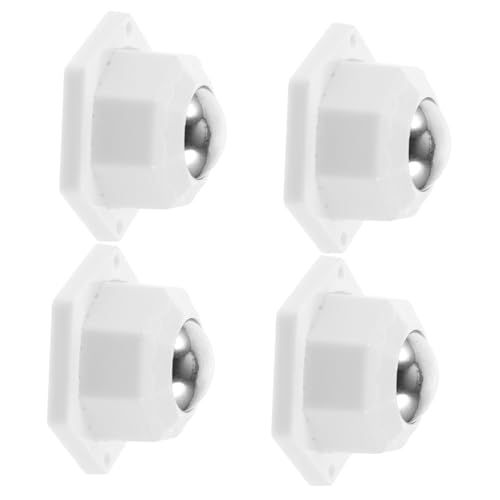 HOMSFOU 4stücke Teiliges Mini-lenkrollen Selbstklebend Drehbar Für Küchengeräte Mülleimer Und Aufbewahrungsboxen Aus Langlebigem Material Einfache Montage Für Flexibles Bewegen von HOMSFOU