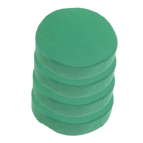 HOMSFOU 4stücke Runde Floristen-blumenhalter-Steine Für Blumenarrangements Im Geschäft Wasserabsorbierender Blumenhalteschlamm Für Transport Von Blumen Und Pflanzen von HOMSFOU