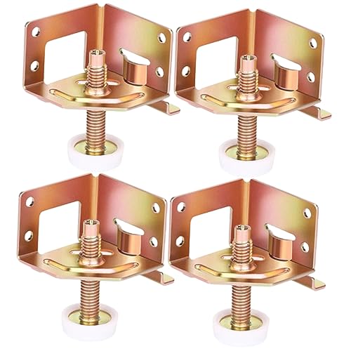 HOMSFOU 4 Stück Stellen Sie das Fußpolster EIN Eck-Nivellierfüße Hochleistungs-Möbelnivellierer Furniture Pads Furniture Gliders hochbelastbare Nivellierfüße Verstellbarer Möbelnivellierer von HOMSFOU