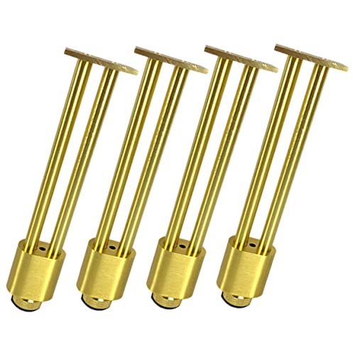 HOMSFOU 4 Stück Stützbeine für Badezimmerschränke Nivellierfüße für Möbel verstellbare Tischbeine Küchenschrank Stand Verstellbare Möbelbeine robuste Schrankbeine Aluminiumlegierung Golden HOMSFOU 4 Stück Stützbeine für Badezimmerschränke Nivellierfüße für Möbel verstellbare Tischbeine Küchenschrank Stand Verstellbare Möbelbeine robuste Schrankbeine Aluminiumlegierung Golden von HOMSFOU
