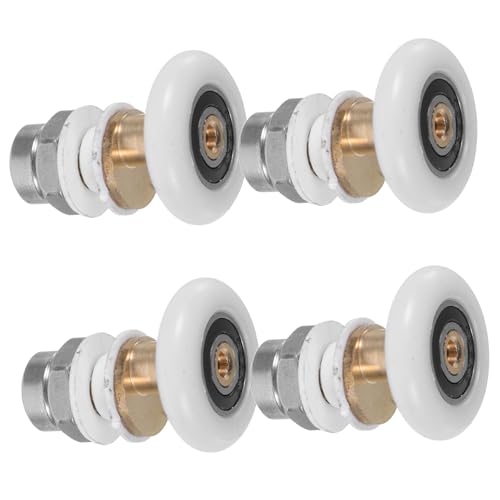 HOMSFOU 4 Stück Teiliges Duschkabinen Glas Schiebetür Ersatzteile Badezimmer Türrolle Langlebig Sicher und Modern für Duschtüren und Glastüren HOMSFOU 4 Stück Teiliges Duschkabinen Glas Schiebetür Ersatzteile Badezimmer Türrolle Langlebig Sicher und Modern für Duschtüren und Glastüren von HOMSFOU