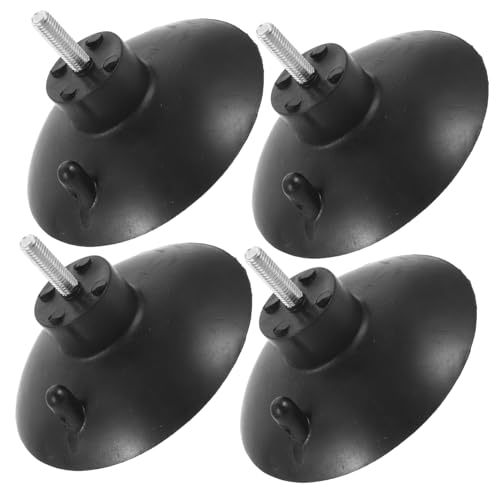 HOMSFOU 4 Stück Teiliges Einschraubfüße aus Robustem und rutschfeste Möbel Stellfüße mit Vibrationsdämpfung Bodenschoner für Stühle Hocker und Duschstühle Schwarz HOMSFOU 4 Stück Teiliges Einschraubfüße aus Robustem und rutschfeste Möbel Stellfüße mit Vibrationsdämpfung Bodenschoner für Stühle Hocker und Duschstühle Schwarz von HOMSFOU