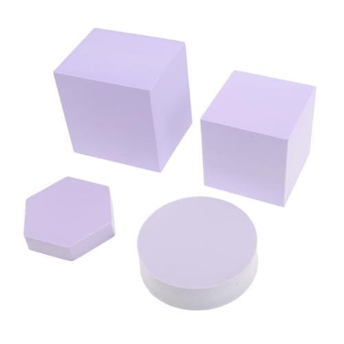 HOMSFOU 4stücke Geometrische Schaumstoff-würfel Für Fotorequisiten DIY-bastelset Mit Dekorativen Blöcken Leicht Und Kreativ Einsetzbar Für Verschiedene Projekte von HOMSFOU