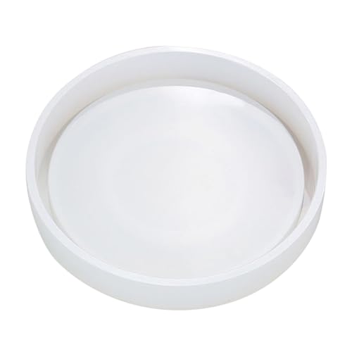 HOMSFOU 4 Stück Teiliges Kristall Epoxidharz Untersetzer Silikonform Praktische DIY Gießform für Quadratische Sechseckige und Runde Untersetzer Wiederverwendbar Leicht zu Entformen und von HOMSFOU