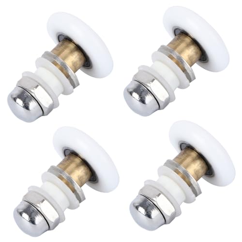 HOMSFOU 4 Stück Teiliges Old Style Duschtür Schiebetürrollen Exzentrische Glas Schiebetür Pulley Leicht zu Montierende Ersatzteile für Duschkabinen Kompatibel mit Glas Schiebetüren HOMSFOU 4 Stück Teiliges Old Style Duschtür Schiebetürrollen Exzentrische Glas Schiebetür Pulley Leicht zu Montierende Ersatzteile für Duschkabinen Kompatibel mit Glas Schiebetüren von HOMSFOU